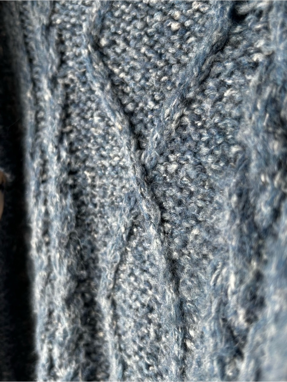 Anthropologie Maeve Layered Sweater Vest Blue White Floral L - Picture 9 of 14